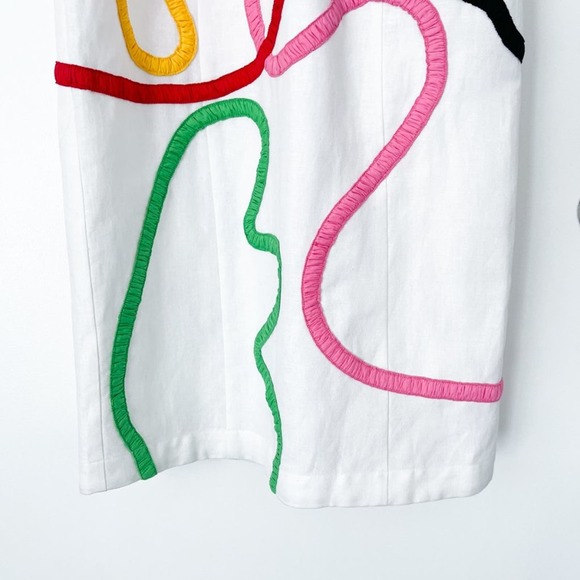 Mara Hoffman Namari off-the-shoulder appliquéd midi dress puff sleeves - Picture 7 of 11